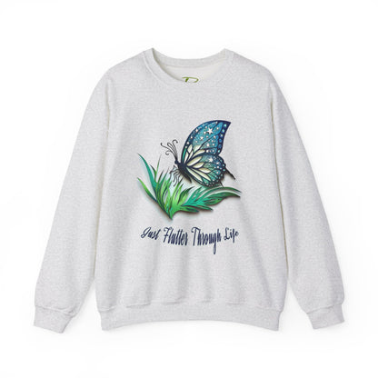 Women’s Butterfly Sweatshirt – Inspirational Crewneck - Nature Lovers Gifts for Her