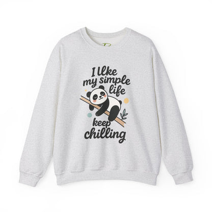 Panda Sweatshirt - Simple Life Graphic Pullover
