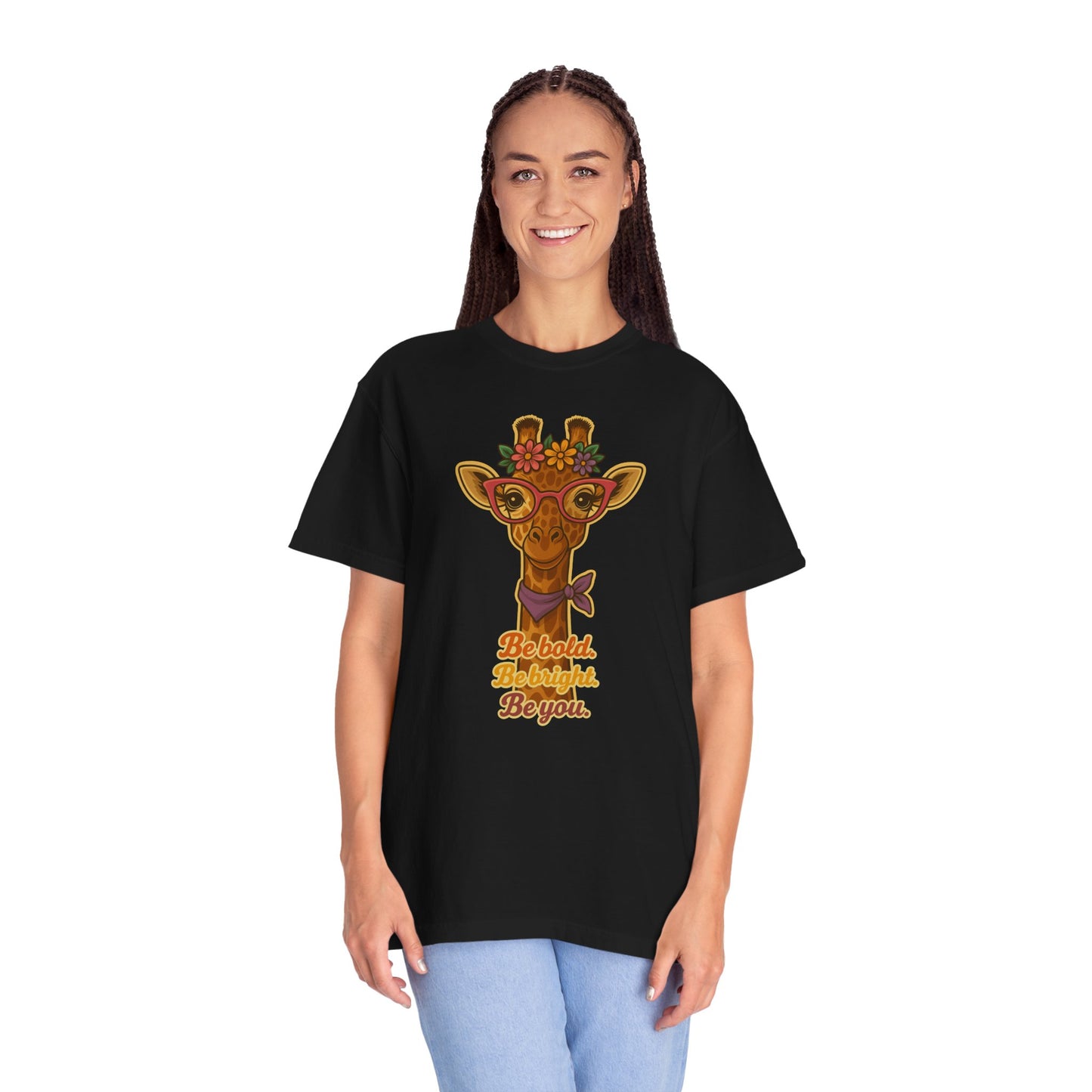 Cute Giraffe T-shirt | Inspirational Women's Graphic Tee