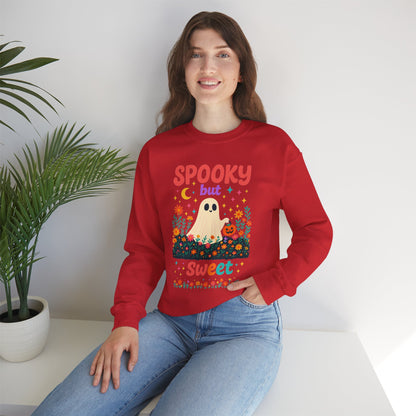 Spooky but Sweet Halloween Sweatshirt – Cute Fall Crewneck