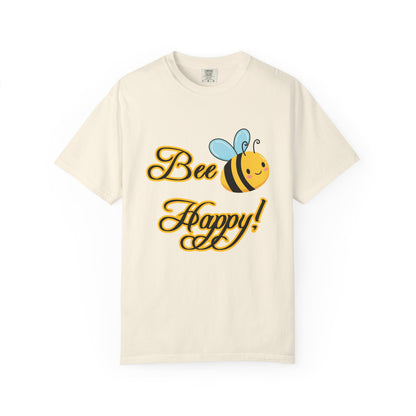 Bee Happy T-shirt | Cute Graphic Tee for Nature Lovers