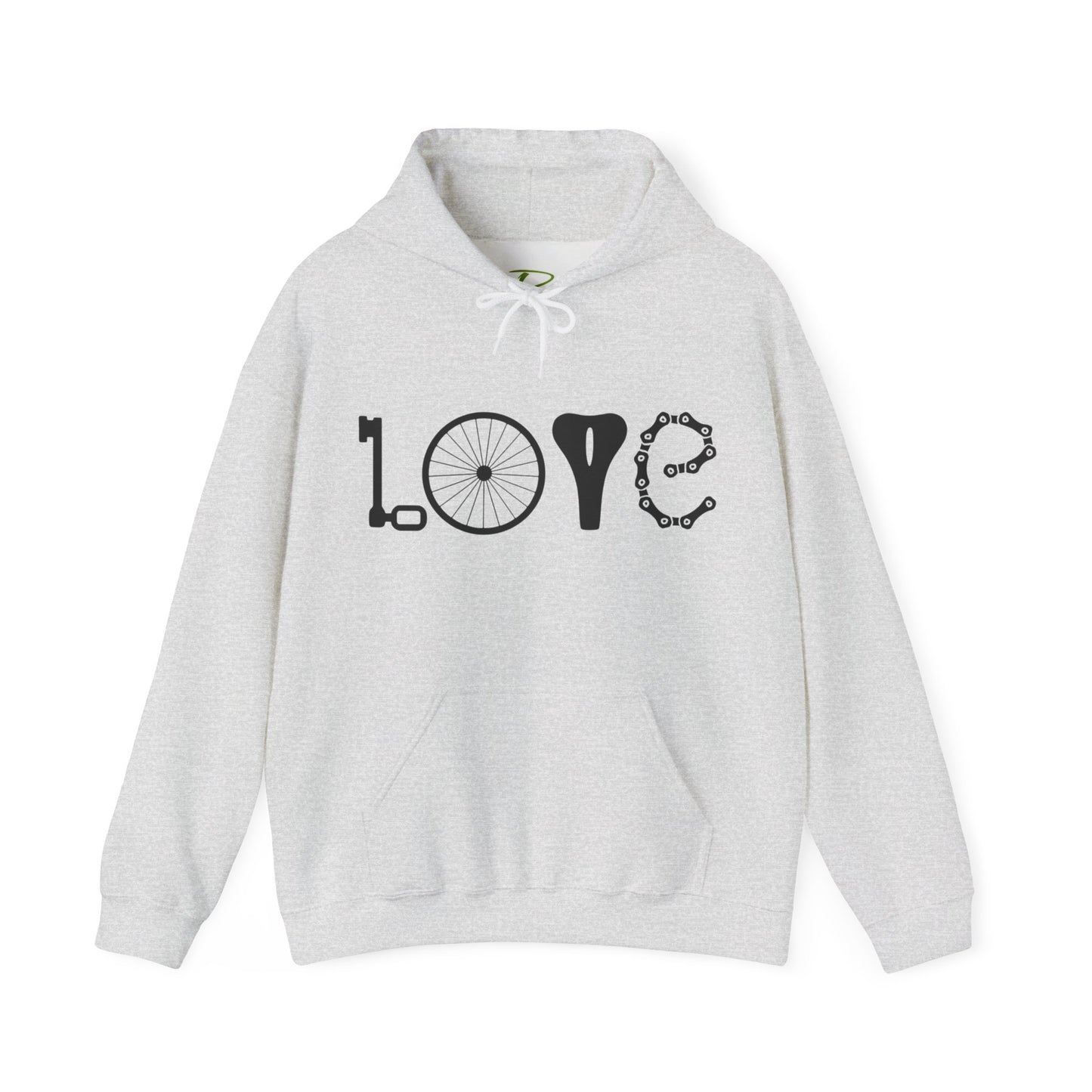 Bicycle Love Hoodie - Mountain Bike Hoodie - Unisex Cycling Hoodie, Cozy Bike Lover Gift & Outdoor Apparel