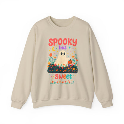 Spooky but Sweet Halloween Sweatshirt – Cute Fall Crewneck