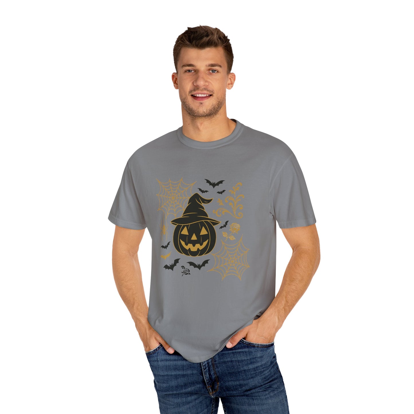 Halloween Pumpkin T-Shirt – Spooky Graphic Tee