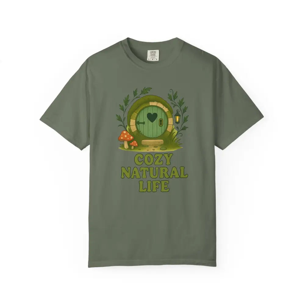 Cozy Natural Life T-Shirt Moss / S T-Shirt